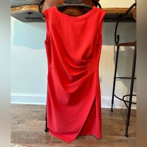 White House Black Market Ruched Knit Sheath Dress